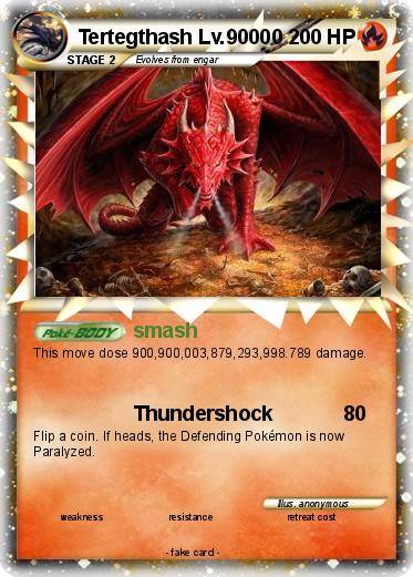 Pokemon Tertegthash Lv.90000