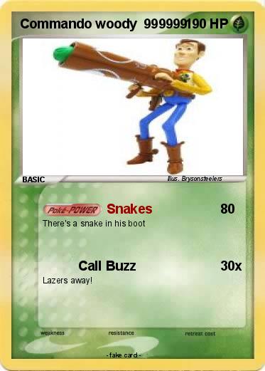 Pokemon Commando woody  999999