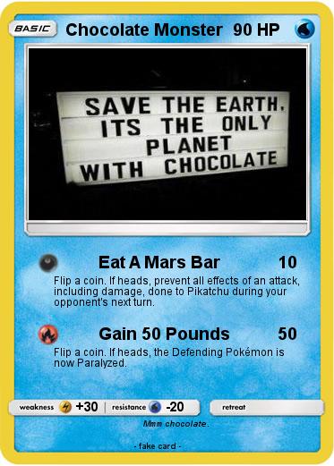 Pokemon Chocolate Monster