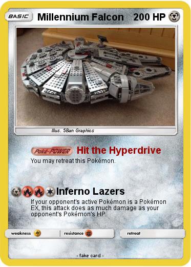 Pokemon Millennium Falcon