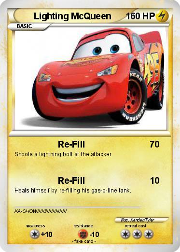 Pokemon Lighting McQueen