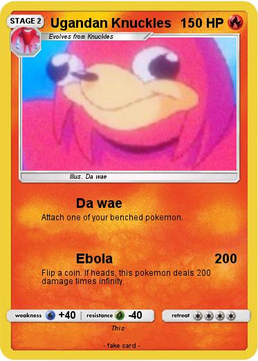 Pokemon Ugandan Knuckles