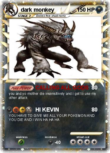 Pokemon dark monkey
