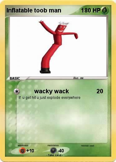 Pokemon Inflatable toob man