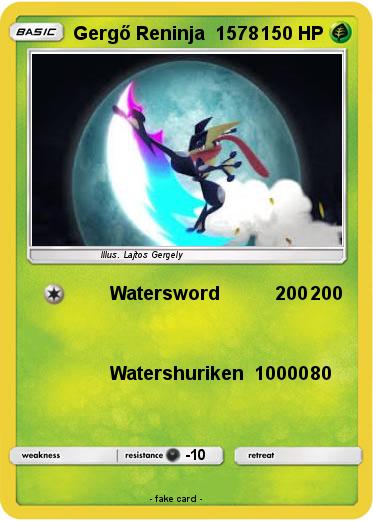 Pokemon Gergő Reninja  1578