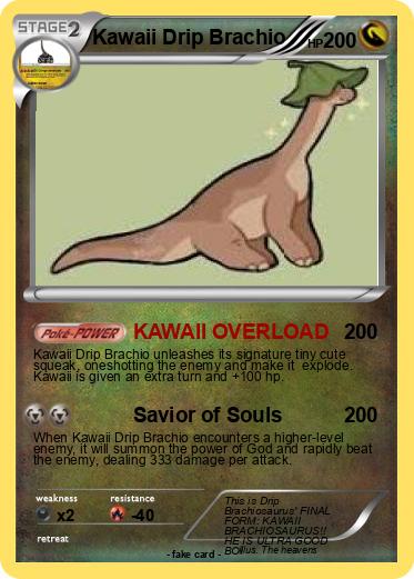 Pokemon Kawaii Drip Brachio