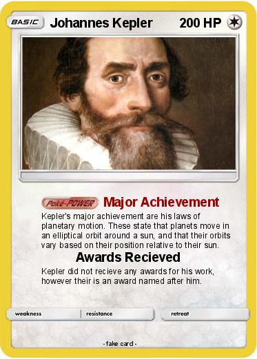 Pokemon Johannes Kepler