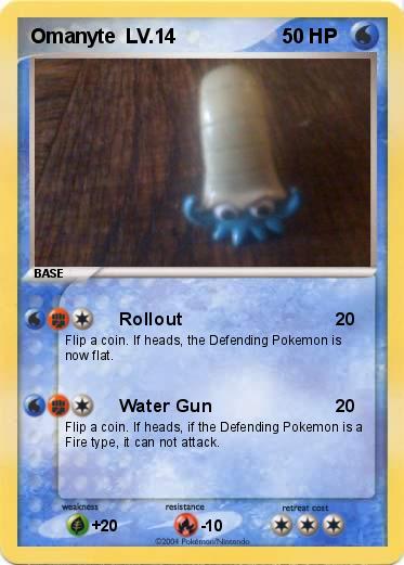 Pokemon Omanyte  LV.14