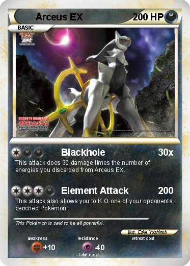 Pokemon Arceus EX