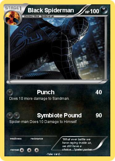 Pokemon Black Spiderman