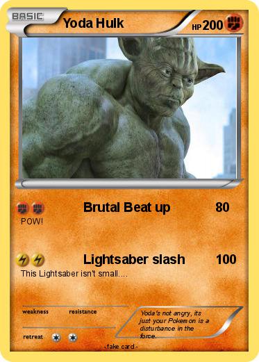 Pokemon Yoda Hulk