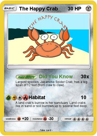 Pokemon The Happy Crab