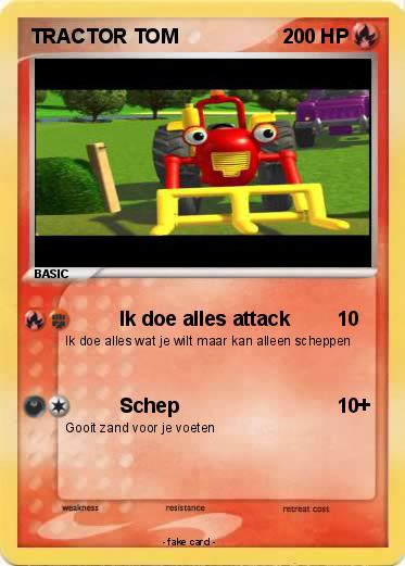 Pokemon TRACTOR TOM