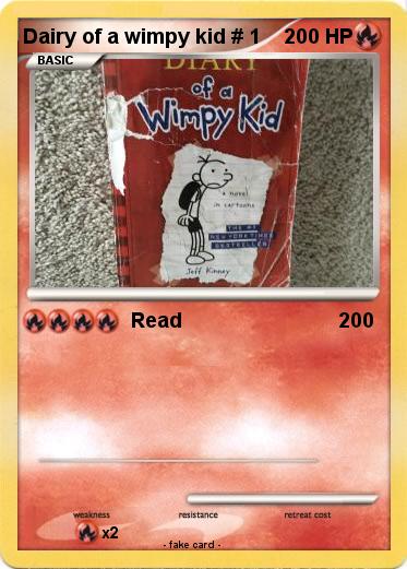 Pokemon Dairy of a wimpy kid # 1