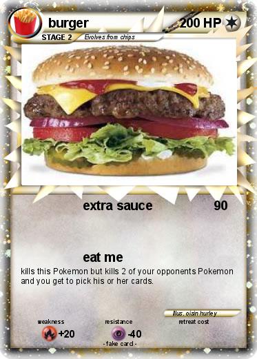 Pokemon burger
