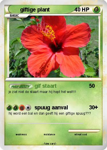 Pokemon giftige plant
