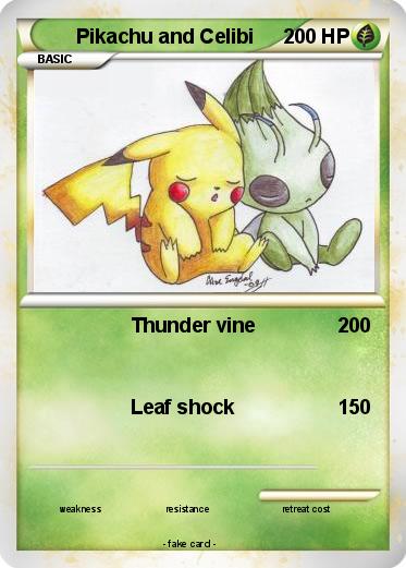 Pokemon Pikachu and Celibi