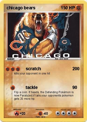 Pokemon chicago bears
