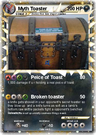 Pokemon Myth Toaster