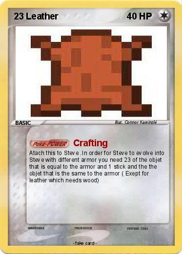 Pokemon 23 Leather