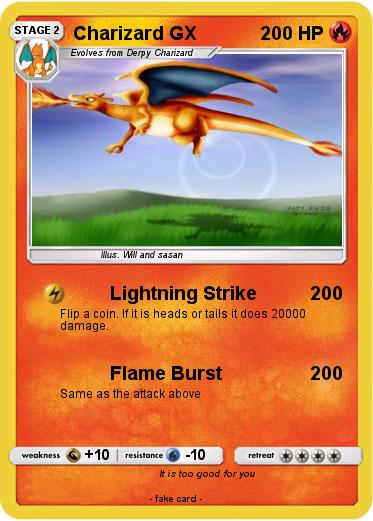 Pokemon Charizard GX