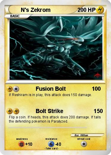 Pokemon N's Zekrom