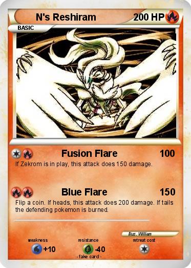 Pokemon N's Reshiram