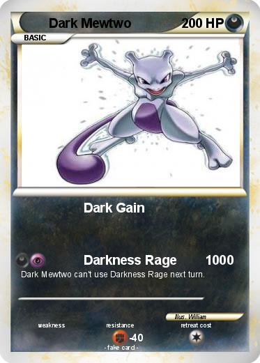Pokemon Dark Mewtwo