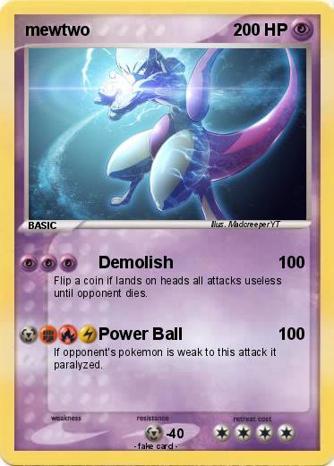 Pokemon mewtwo
