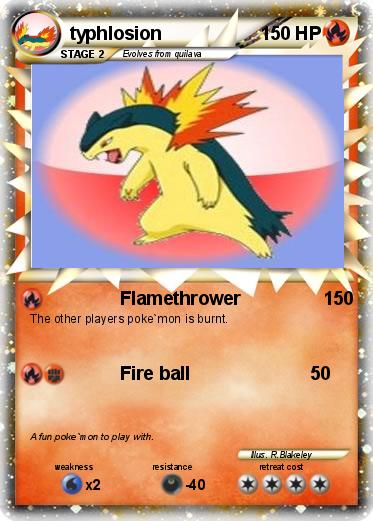 Pokemon typhlosion