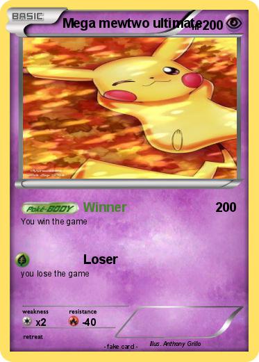 Pokemon Mega mewtwo ultimate