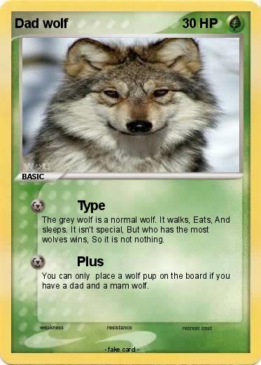Pokemon Dad wolf
