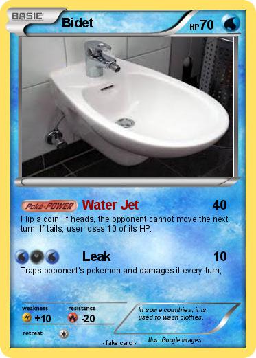 Pokemon Bidet