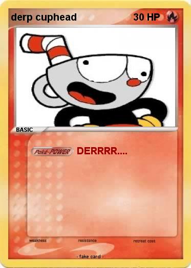 Pokemon derp cuphead