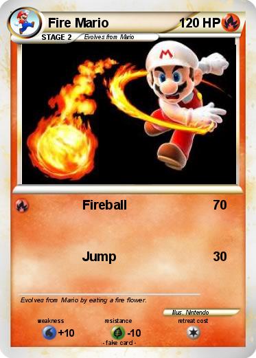 Pokemon Fire Mario