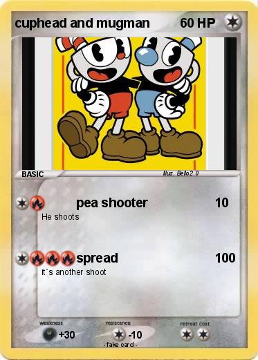 Pokemon cuphead and mugman