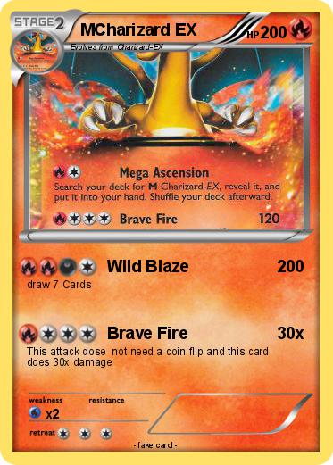 Pokemon MCharizard EX
