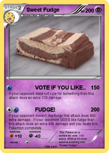 Pokemon Sweet Fudge