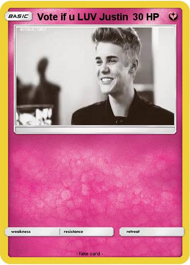 Pokemon Vote if u LUV Justin