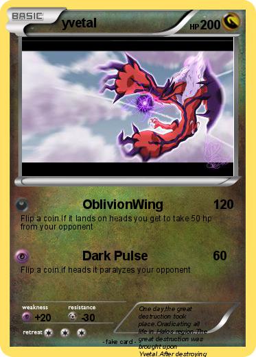 Pokemon yvetal