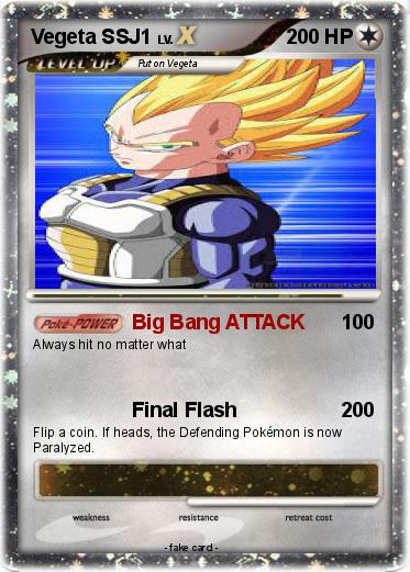 Pokemon Vegeta SSJ1