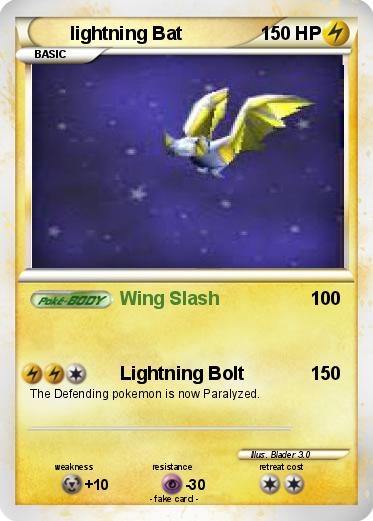 Pokemon lightning Bat