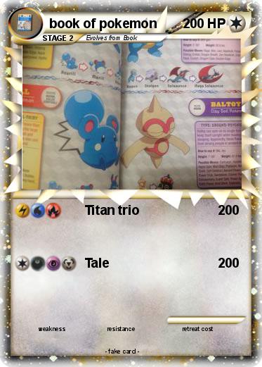 Pokemon book of pokemon