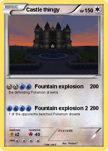 Pokemon Castle thingy