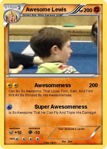Pokemon Awesome Lewis