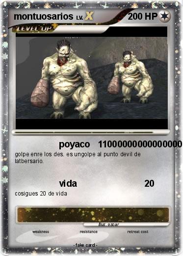 Pokemon montuosarios