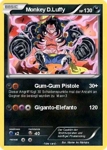 Pokemon Monkey D.Luffy