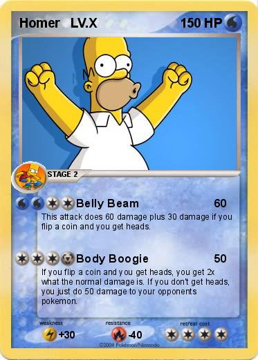 Pokemon Homer   LV.X