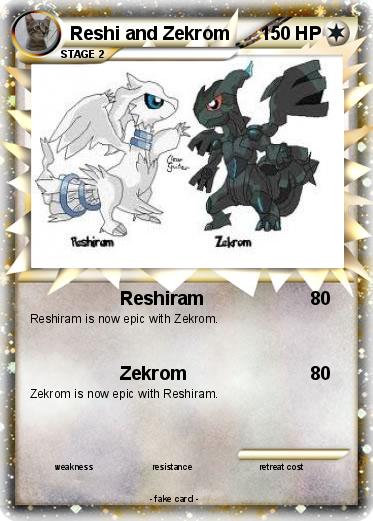 Pokemon Reshi and Zekrom