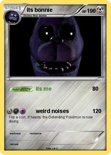 Pokemon its bonnie